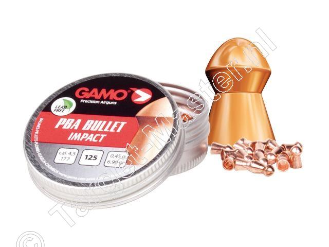 Gamo PBA Bullet 4.50mm Airgun Pellets tin of 125